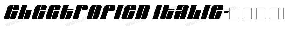 Electrofied Italic字体转换